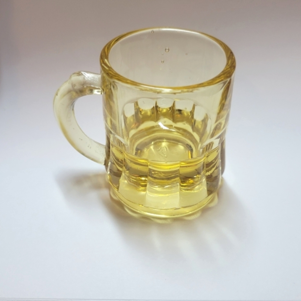 Vtg Beer Mug Shot Glass